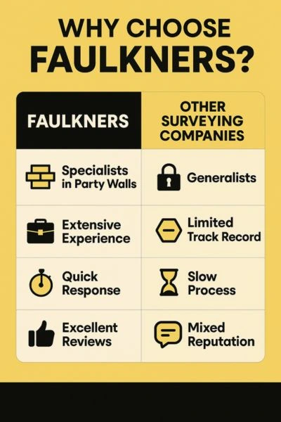 Can I Alter The Party Wall Surveyor? - A Crucial Guide From Faulkner Surveyors 4 Party Wall Mediation {bane} Faulkner Surveyors Sutton Best Surveyor Near me Sutton